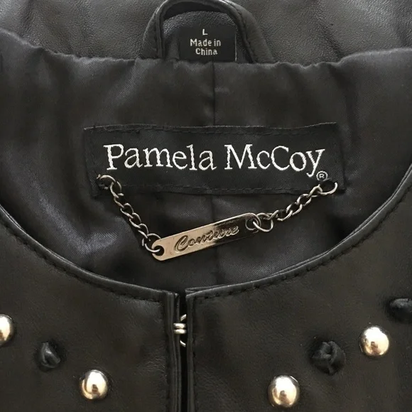 𝅺Pamela McCoy leather jacket - Picture 7 of 8